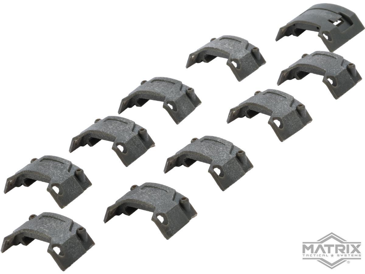 Rail Matrix Matrix Transformer Modular Polymer Rail Covers (Color: OD Green / 1 co ...