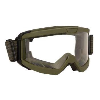 Rothco ANSI Rated OTG Goggles (OD Green / Clear Lens)