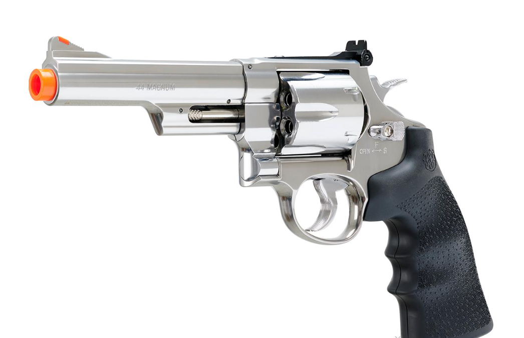 S&W M29 5" Metal C02 Revolver-  CHROME Electroplated